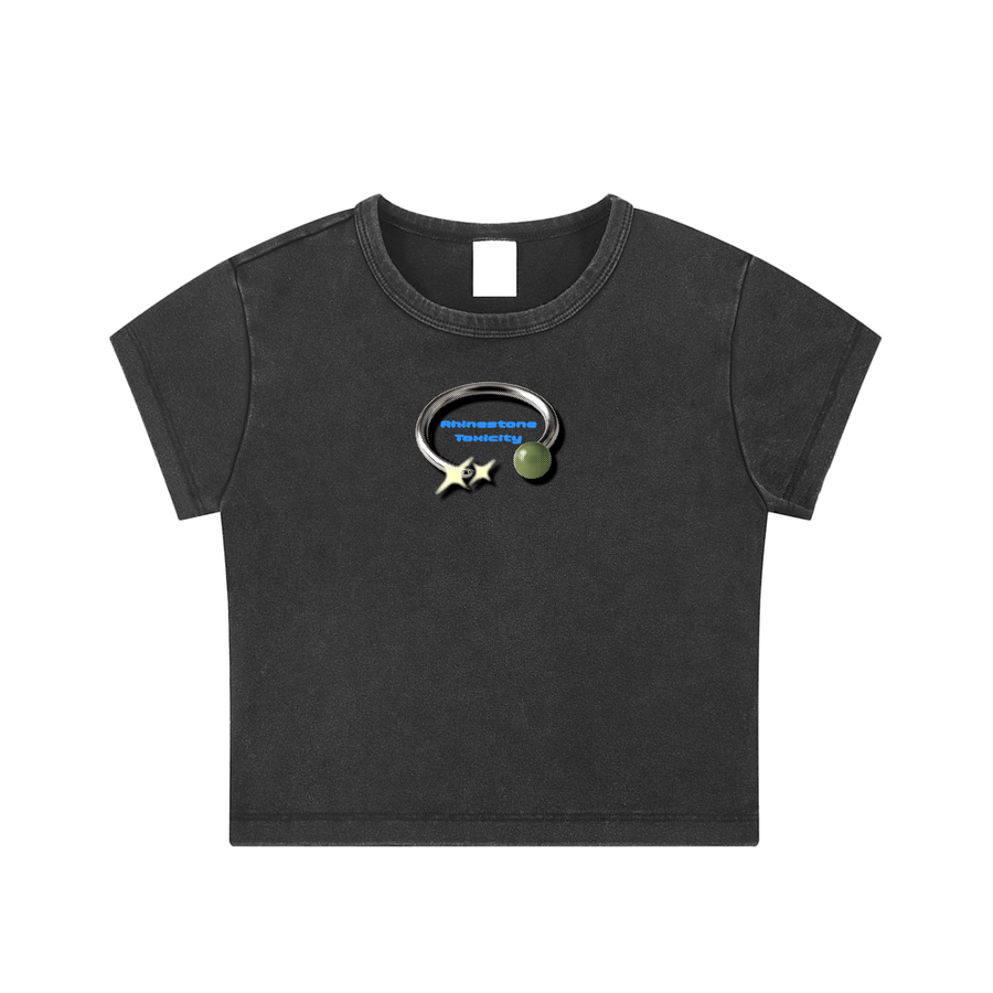 Rhinestone Toxicity Baby Tee